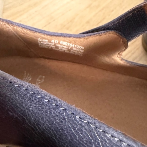 Dansko Mary Jane Clogs Women’s US 9 EU 40 Blue Leather Comfort Shoes - Picture 7 of 7